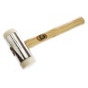 RS PRO Nylon Mallet Replaceable Face 1250 g with Chrome Plated Zinc Head, Wood Handle, 50 mm Head Diameter 732-561
