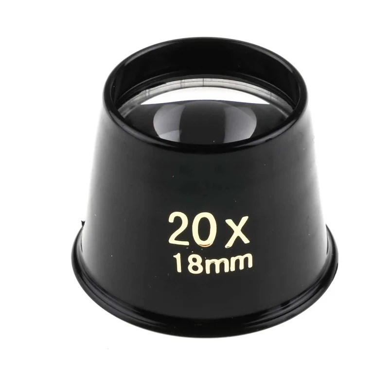 RS PRO Eye Magnifier 20x Magnification 30 mm Diameter Pocket Size Lens 732-858