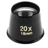 RS PRO Eye Magnifier 20x Magnification 30 mm Diameter Pocket Size Lens 732-858