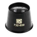 RS PRO Eye Magnifier 20x Magnification 30 mm Diameter Pocket Size Lens 732-858