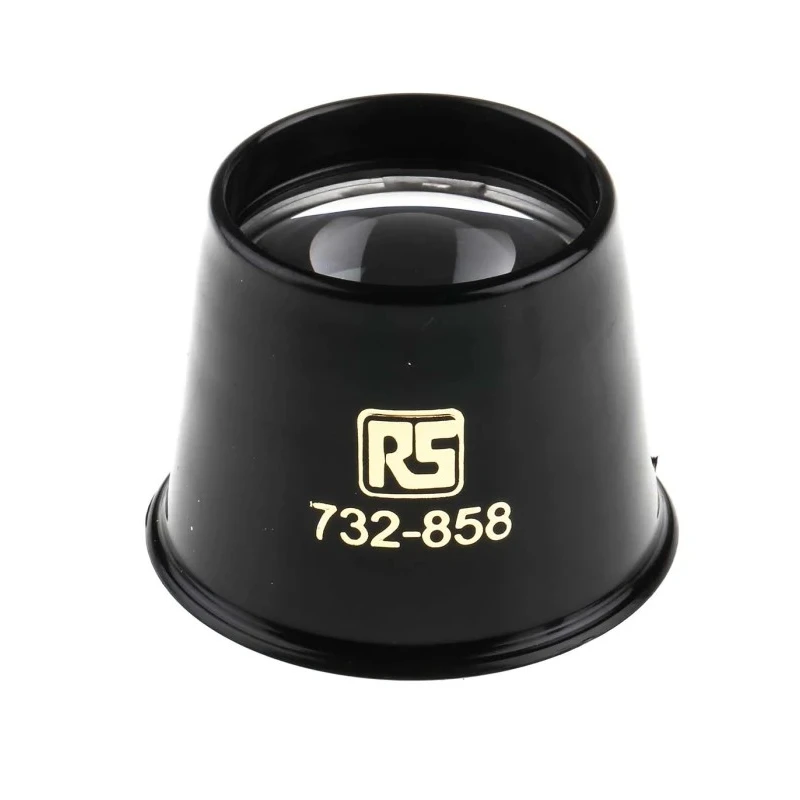 RS PRO Eye Magnifier 20x Magnification 30 mm Diameter Pocket Size Lens 732-858