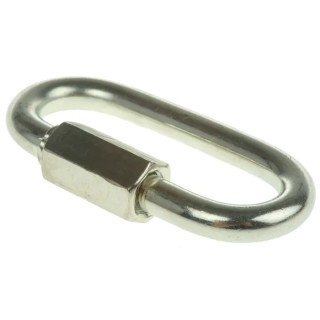 RS PRO Zinc Plated Steel Quick Repair Chain Link 7 mm Diameter 68 mm Length 750-610