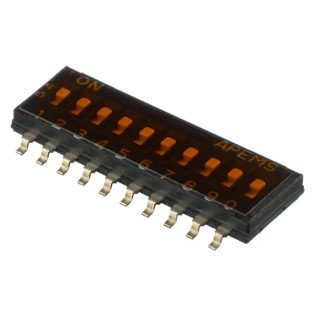 APEM Recessed Actuator Slide Rotary Coded DIP Switch IKH1003000