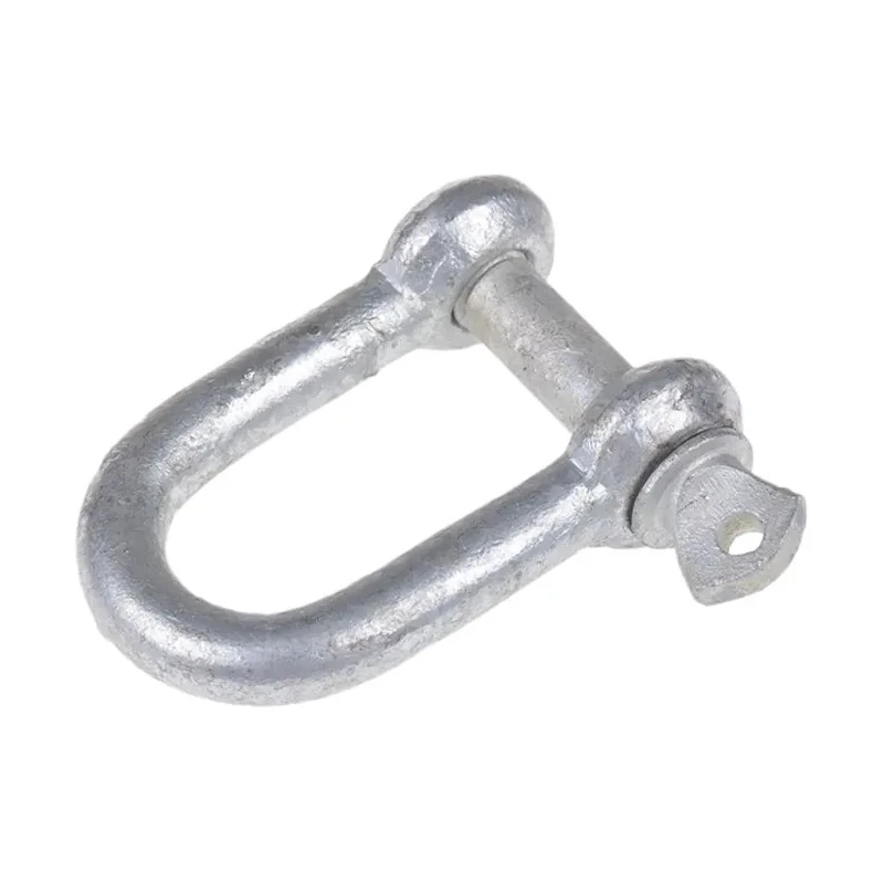 RS PRO Steel D-Shackle Screw Pin 8mm Diameter 16mm Jaw Width Zinc Plated 750-654