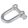 RS PRO Steel D-Shackle Screw Pin 8mm Diameter 16mm Jaw Width Zinc Plated 750-654