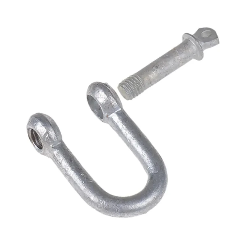 RS PRO Steel D-Shackle Screw Pin 8mm Diameter 16mm Jaw Width Zinc Plated 750-654