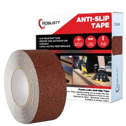 Buy Robustt Anti Skid/AntiSlip 18mx50mm Brown Adhesive Tape