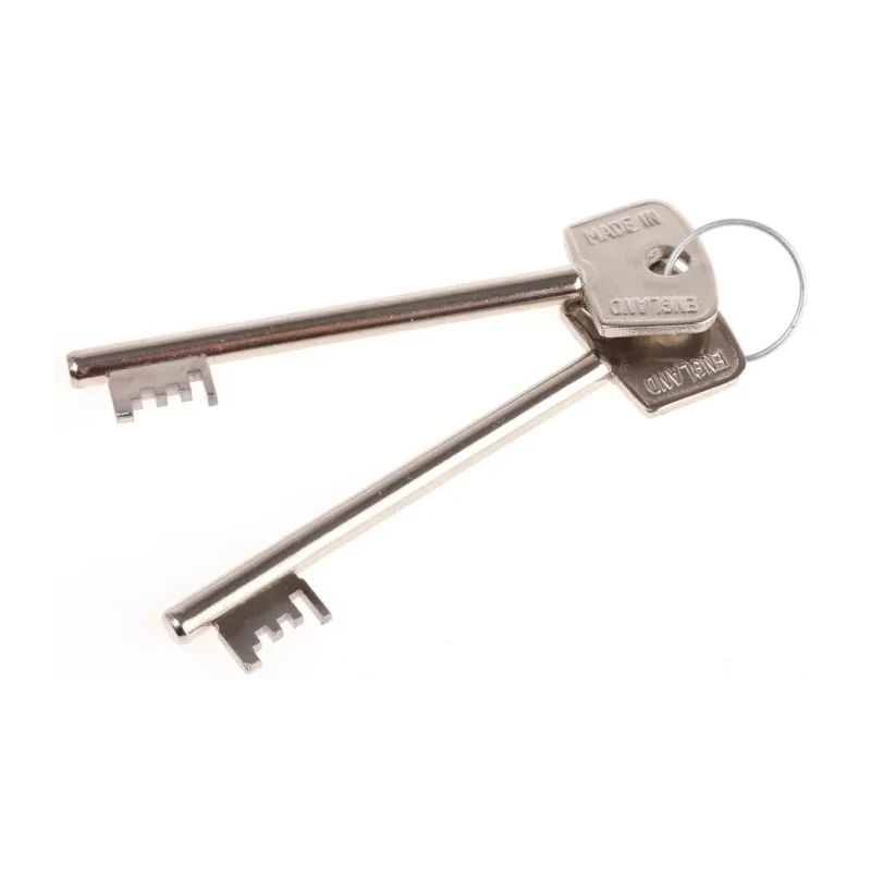 Euro-Locks a Lowe & Fletcher group Company Steel Safe Lock with Zinc Plated Finish, 5 mm Panel-to-Tongue Depth 2802-0206CB