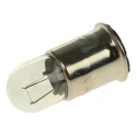RS PRO E10 Indicator Light, Clear Lens, 28V Voltage, 24mA Current, 4000 Hours Lifespan 104-660