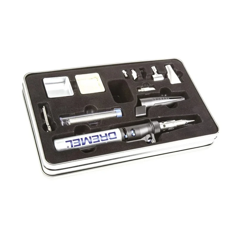 Dremel Versatip Gas Soldering Iron Kit with 12g Tank Capacity and Piezo Ignition 550°C F0132000JA