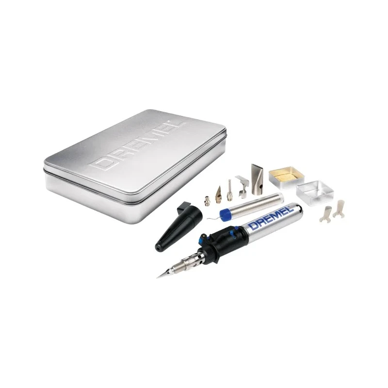 Dremel Versatip Gas Soldering Iron Kit with 12g Tank Capacity and Piezo Ignition 550°C F0132000JA