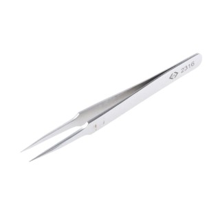 CK 105mm Stainless Steel Fine, Straight ESD Safe Tweezer T2316