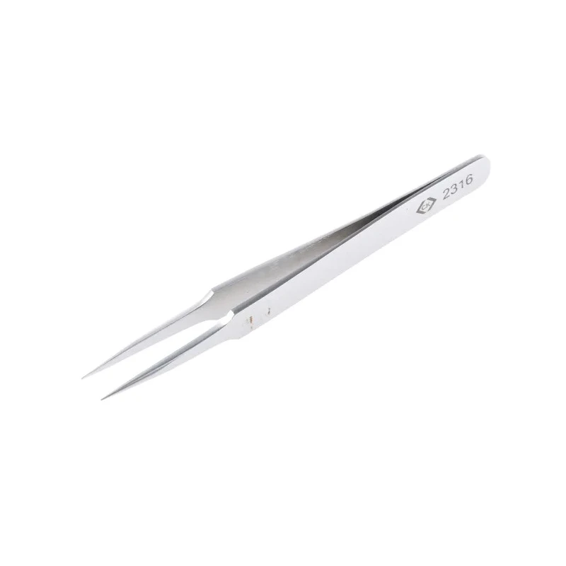 CK 105mm Stainless Steel Fine, Straight ESD Safe Tweezer T2316