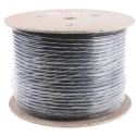 RS PRO Cat7 Ethernet Cable, 100 m, Black, SF/FTP PVC CAT7