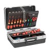 GT Line 2 Drawer Aluminium Tool Case 453 mm Length 190 mm Width 332 mm Height Black REVO21 PEL