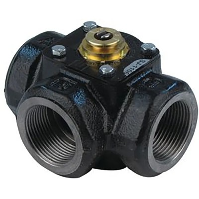 Schneider Electric 3 Port Motorised Valve, 1-1/4 in Pipe Size, 7 Mpa