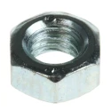 RS PRO Bright Zinc Steel Hex Nut M5, DIN 934 198-346
