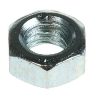 RS PRO Bright Zinc Steel Hex Nut M5, DIN 934 198-346
