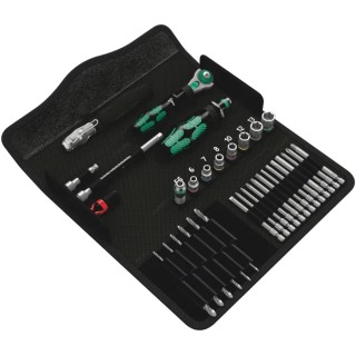 Wera 39 Piece Kraftform Kompakt M 1 Metal Tool Kit with Pouch 05135928001