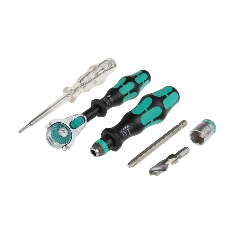 Wera 39 Piece Kraftform Kompakt M 1 Metal Tool Kit with Pouch 05135928001