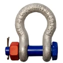 RS PRO Bow Shackle Alloy Steel Hot Dip Galvanised 0.5 t Safe Working Load 124-4812