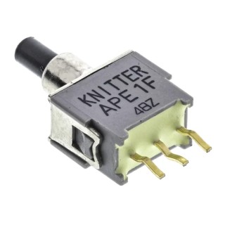 KNITTER-SWITCH Push Button Switch Momentary PCB Mount SPDT 6.2 mm Cutout IP67 48 V dc 250 V ac APE 1 F