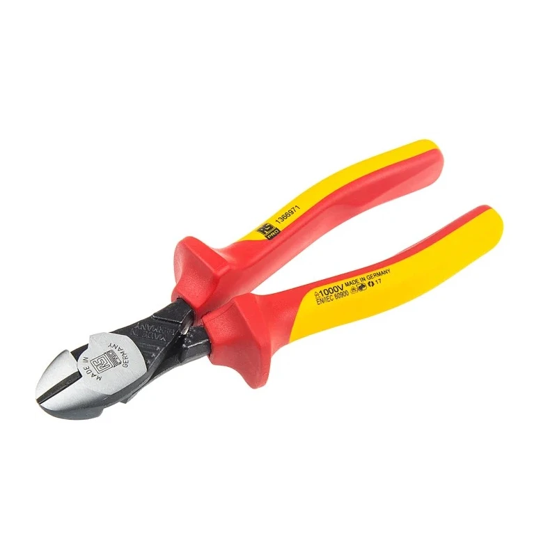 RS PRO VDE/1000V Approved Steel Jaw Bi-Metal Handle Side Cutter 160mm 3.5mm Cutting Capacity 136-6971