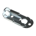 Dzus Fastener Europe Steel Padlockable Zinc Plated Slide Door Bolt 55 mm Length TL-05-100-07 + TL-05-117-07 +