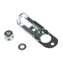 Dzus Fastener Europe Steel Padlockable Zinc Plated Slide Door Bolt 55 mm Length TL-05-100-07 + TL-05-117-07 +