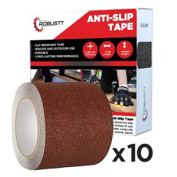 Buy Robustt Anti Skid/AntiSlip 5mx100mm Brown Adhesive Tape