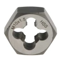 RS PRO M10 High-Speed Steel (HSS) Die Nut Thread Size M10, Pitch 1.5 mm, Thickness 0.375in, Hex Size 23.37 mm 424-213