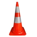 RS PRO Polyvinyl Chloride Traffic Cone White Orange 750 mm Height 503-691