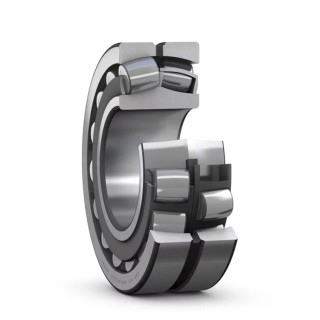 SKF Spherical Roller Bearing, Tapered 35 mm ID, 72 mm OD, 23 mm Race Width, Steel Cage, 2 Rows, 12000 rpm 22207 EK