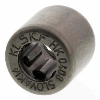 SKF Needle Roller Bearing, Drawn Cup Type, 4 mm Inside Diameter, 8 mm Outside Diameter, Carbon Chromium Steel Cage HK 0408