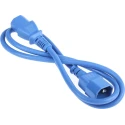 RS PRO IEC C13 to IEC C14 Power Cord 1 m Blue PVC 250V 6A C13 C14 Connectors C13 Model C13