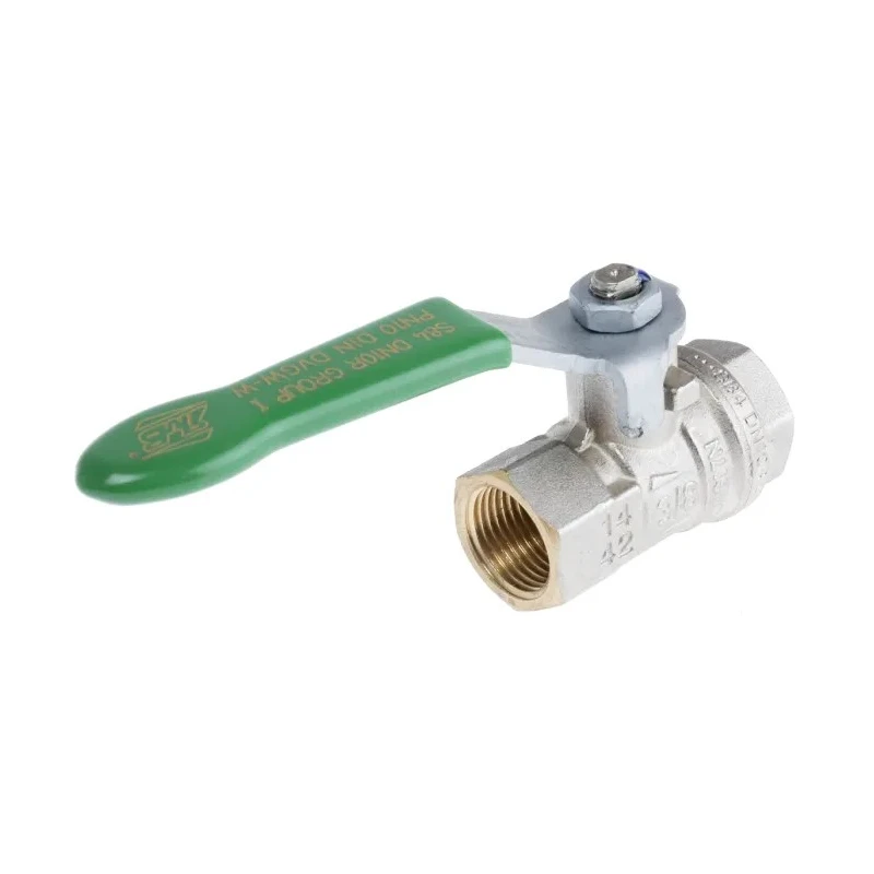 RS PRO Brass Threaded Ball Valve BSPP 1/4 to 2 in Steel Handle Italy