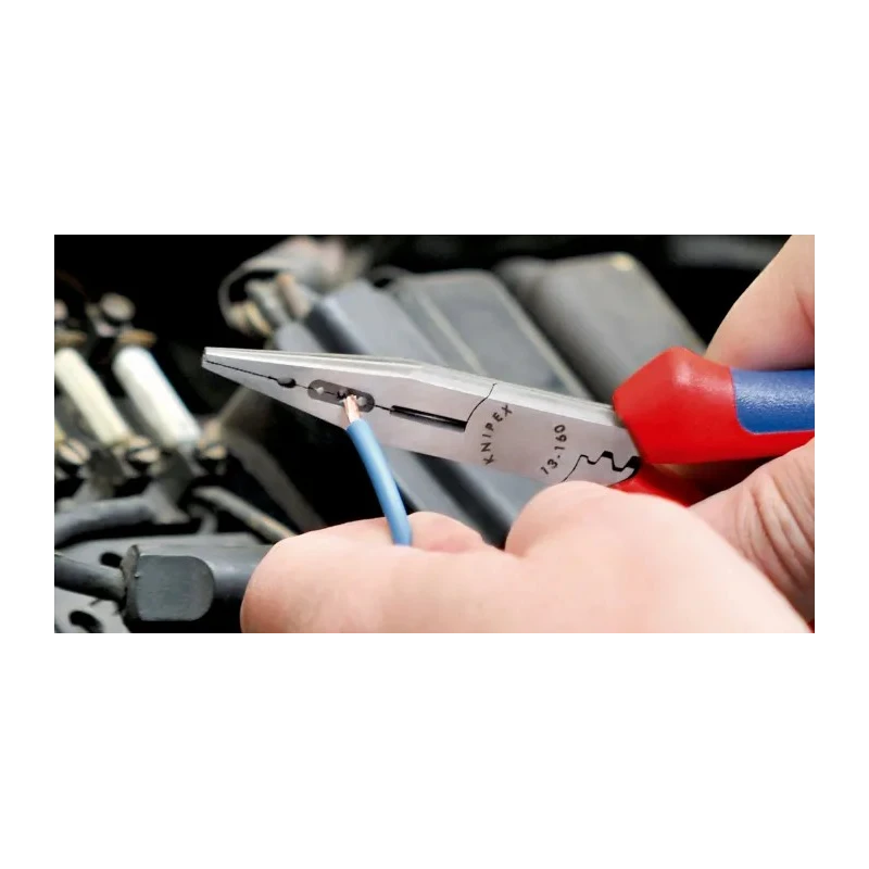 Knipex Combination Plier with Plastic Coated Handle, 160mm Overall Length, Vanadium Electric Steel Construction 13 01 160
