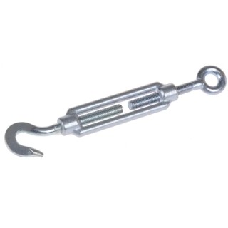 RS PRO Steel Hook Eye Rigging Screw M10 Thread Electro Galvanised Steel 7.5t Working Load Limit 674-027