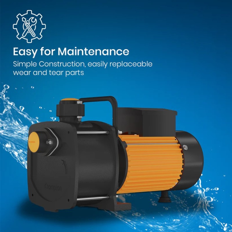 Crompton Single Phase 25x25 mm Shallow Well Jet Pump, SWJ Plus Series