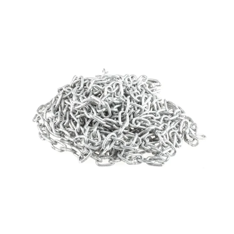 RS PRO Galvanised Steel Welded Link Chain, 10 m Length, 19 mm Link Length, 4 mm Diameter, 100 kg Load Capacity 750-424