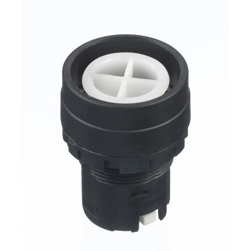 Idec Black Maintained Round Push Button Head 22 mm Cutout Diameter IP20, IP66 Protection HW1B-A0