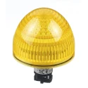 Idec Flush Yellow LED Pilot Light with Dome Shape, 22 mm Cutout, 24 V AC/DC, IP65, Plastic Body HW1P-5Q4Y