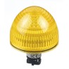 Idec Flush Yellow LED Pilot Light with Dome Shape, 22 mm Cutout, 24 V AC/DC, IP65, Plastic Body HW1P-5Q4Y