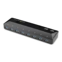 StarTech.com 10 Port USB 3.0 USB Hub, AC Adapter Powered, 191 mm Width 293 mm Depth 70 mm Height ST103008U2C