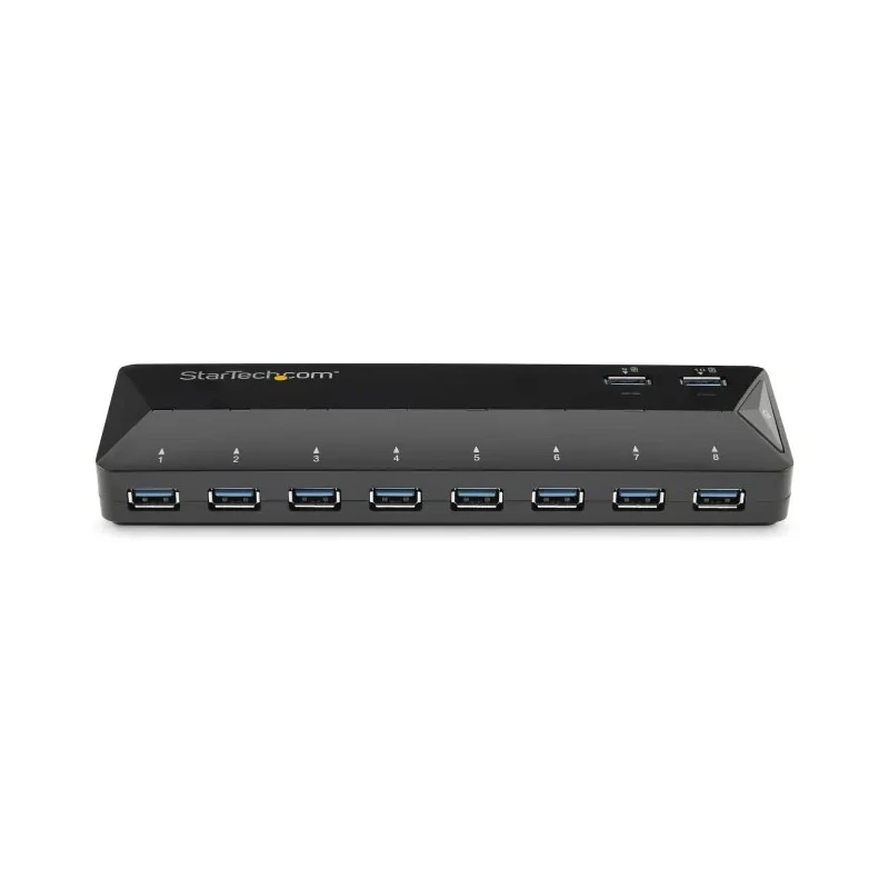 StarTech.com 10 Port USB 3.0 USB Hub, AC Adapter Powered, 191 mm Width 293 mm Depth 70 mm Height ST103008U2C