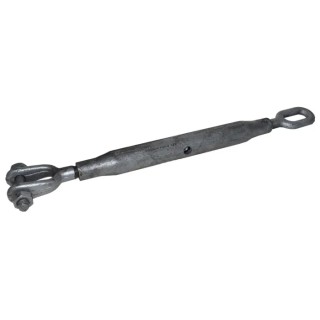 RS PRO Galvanised Hook, Jaw Rigging Screw 16 mm Thread, Working Load Limit 1.2t 124-4847