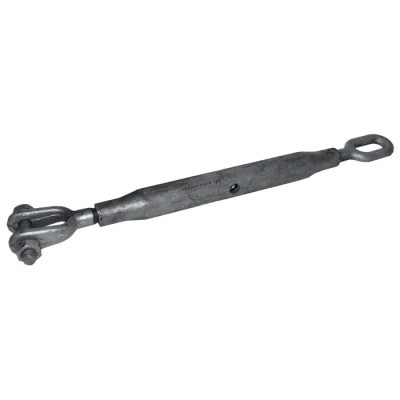 RS PRO Galvanised Hook, Jaw Rigging Screw 16 mm Thread, Working Load Limit 1.2t 124-4847