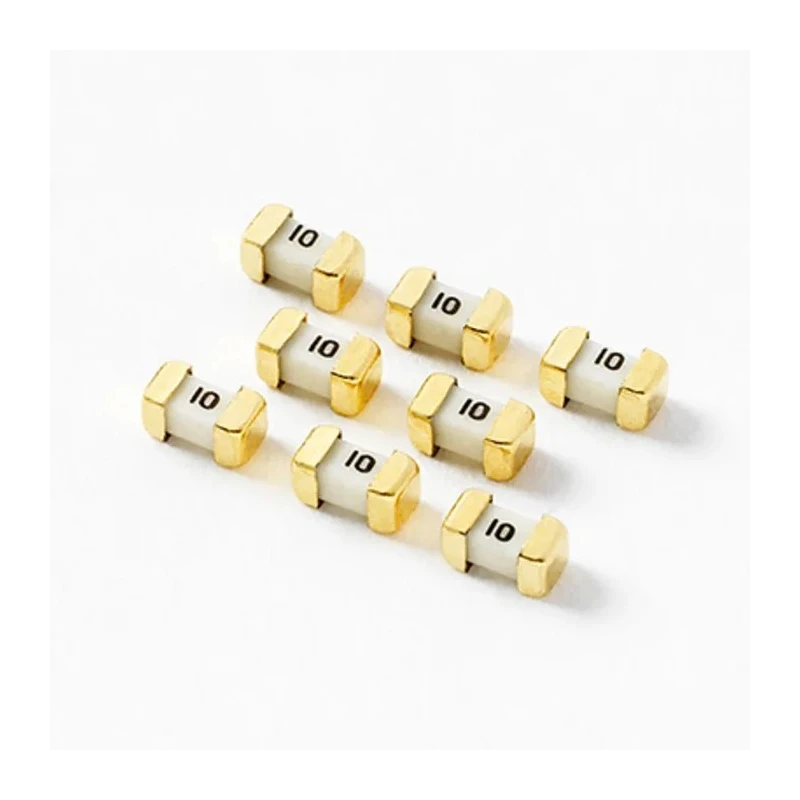 Wickmann Non-Resettable Fuse 10A Ceramic Body Gold Plated Terminals 458 Series 0458010.DR