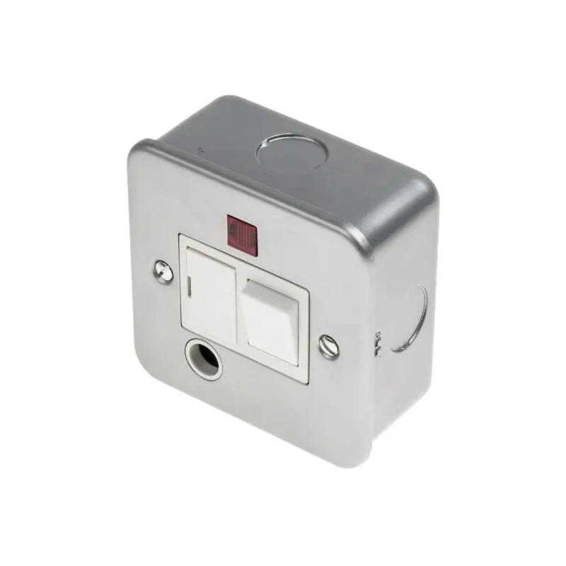 RS PRO 13A 2 Gang Switched Fused Spur ASTA Approved BS1363-4 250V Model 135-1003