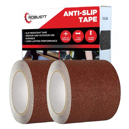 Buy Robustt Anti Skid/Slip 5mx100mm Adhesive Tape(Pack Of 2)